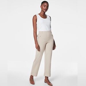 💎 Spanx 20312 Stretch Twill Cropped Pant - Bone